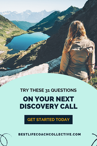 31 Discovery Call Questions Life Coaching
